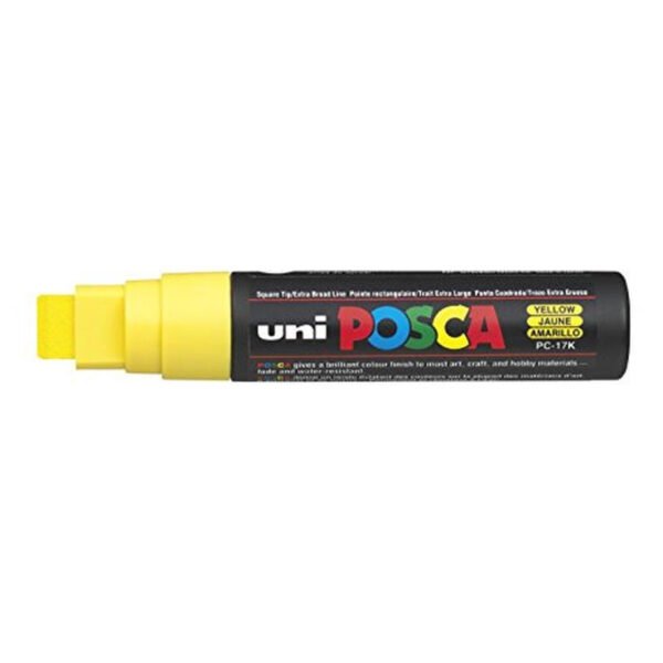 Uni Posca μαρκαδόρος ζωγραφικής PC17K κίτρινο - yellow