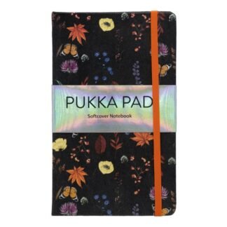 Pukka pad bloom σημειωματάριο μαλακό εξώφυλλο μαύρο