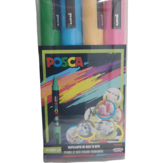 Posca σετ 4 μαρκαδόρων ζωγραφικής PC5M