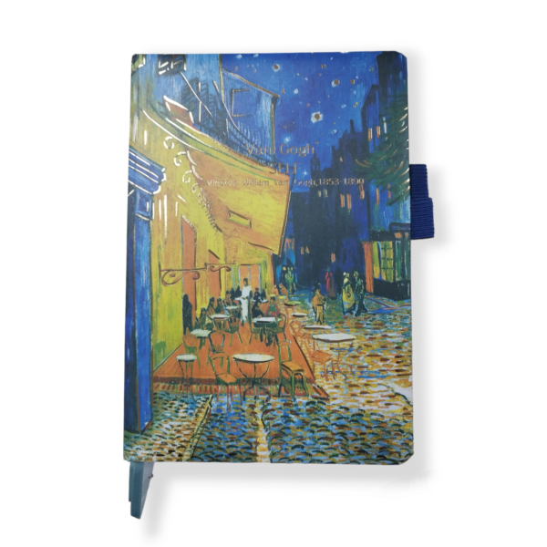 Σημειωματάριο Α5 Van Gogh, βεράντα καφενείου τη νύχτα