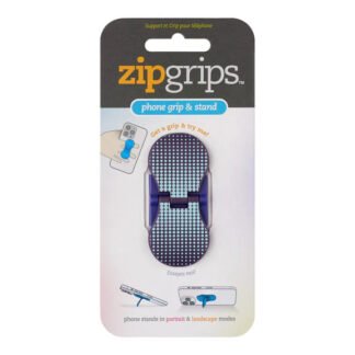 Zipgrips holder κινητού, σχέδιο blue dots - Thinking gifts