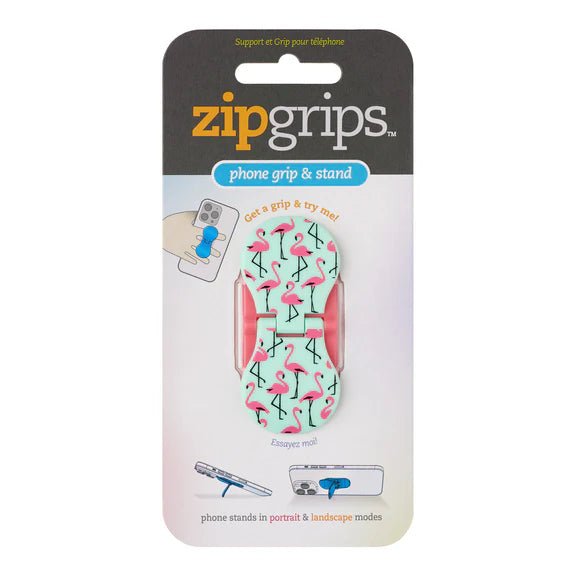 Zipgrips holder κινητού, σχέδιο flamingo - Thinking gifts