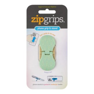 Zipgrips holder κινητού, σχέδιο green leafs - Thinking gifts