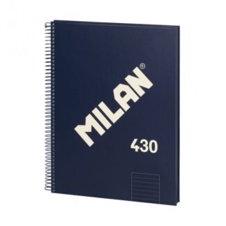 MILAN τετράδιο σπιράλ Α4 80Φ Μπλε