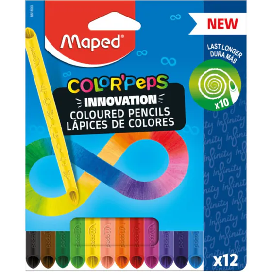 Ξυλομπογιές Maped Infinity 12 Τεμάχια