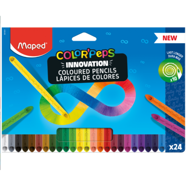 Ξυλομπογιές Maped Infinity 24 Τεμάχια