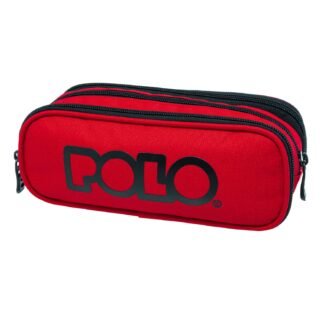Κασετίνα Polo triple κόκκινη 937005-3000