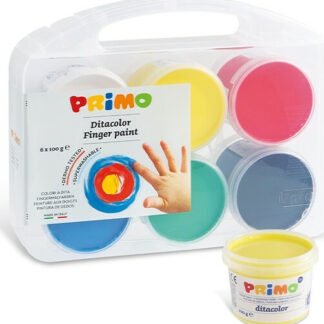 Primo CMP ditacolor Δακτυλομπογιές σετ 6 χρωμάτων 100gr