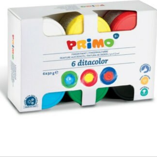 Primo CMP Δακτυλομπογιές σετ 6 χρωμάτων 50gr