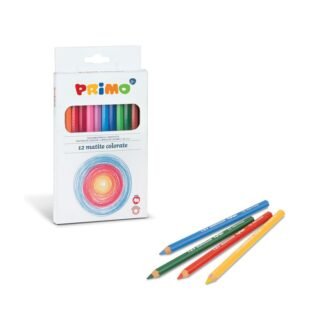 Primo CMP Ξυλομπογιές Jumbo 5,5mm 12 χρώματα