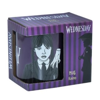 Κεραμική κούπα Must Wednesday Μωβ 340ml