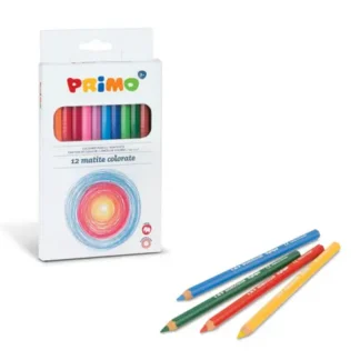 Primo CMP Ξυλομπογιές Jumbo 5,5mm 12 χρώματα