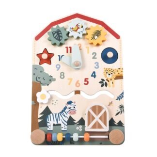 Ξύλινος πίνακας δραστηριοτήτων Luna Toys 31x22,5x8 εκ