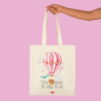 Legami Milano Βαμβακερή τσάντα για ψώνια Air Balloon