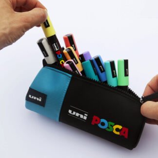 Posca κασετίνα βαρελάκι μπλε