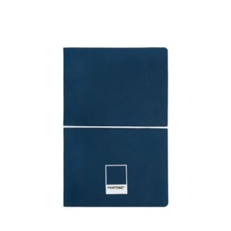 Σημειωματάριο με λάστιχο 13X20εκ 192 σελ. μπλε OSAMA Pantone