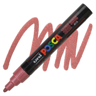 Posca μαρκαδόρος ζωγραφικής PC5M Metallic red