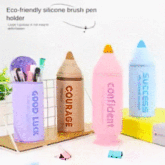 marker pen shape silicone pencil case