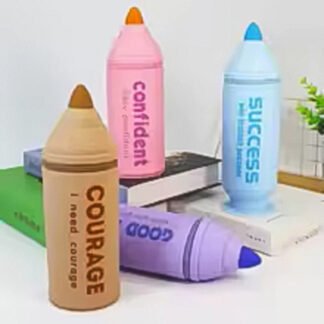 marker pen shape silicone pencil case