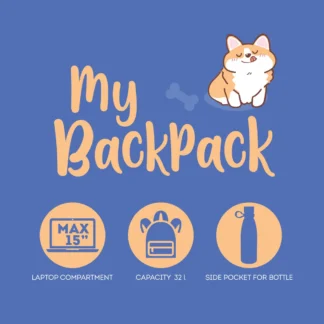 Legami Σακίδιο My Backpack Corgi