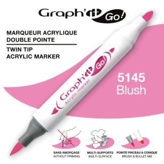 Μαρκαδόροι Ακρυλικοί Διπλή Μύτη Πινέλο 5145 Blush Graph It Go! OZ