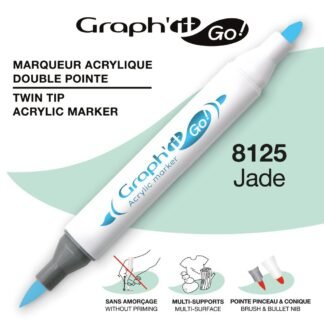 Μαρκαδόροι Ακρυλικοί Διπλή Μύτη Πινέλο 8125 Jade Graph It Go! OZ