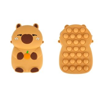 Τσαντάκι ώμου σιλικόνης σε σχήμα Capybara με λουράκι