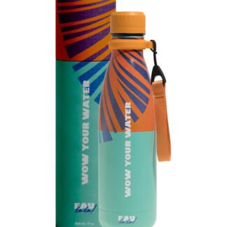 Eau Lala Μπουκάλι Θερμός Ανοξείδωτο BPA Free 500ml Πορτοκαλί