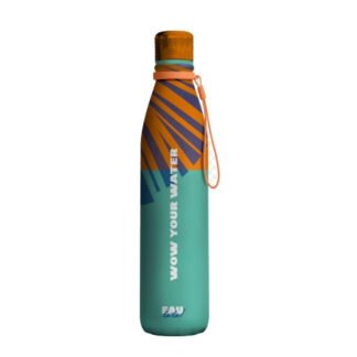Eau Lala Μπουκάλι Θερμός Ανοξείδωτο BPA Free 500ml Πορτοκαλί