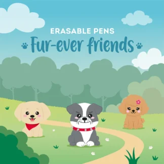 Legami Στυλό Set of 3 Erasable Pens - Fur-ever Friends