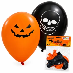 Μπαλόνια Halloween The Littlies με Σχέδια – Σετ 8 Τεμαχίων